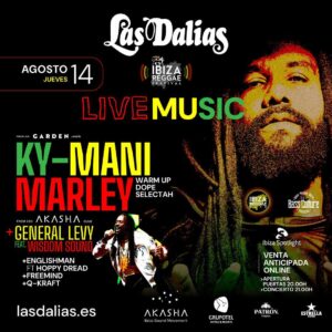 Ky-Mani Marley en el V Ibiza Reggae Festival