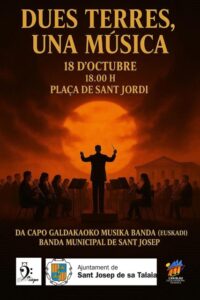 Cartel de "Dues terres, una música"