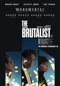 Cartel de "The Brutalist"