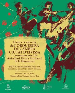 Concierto inaugural de la Orquesta de Cámara Ciutat d’Eivissa en Santa Creu