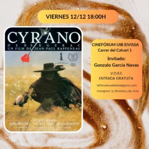 “Cyrano de Bergerac”, de Jean-Paul Rappeneau, en el Cinefòrum de la UIB.