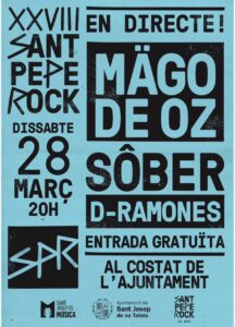 Cartel del XXVIII Sant Pepe Rock.
