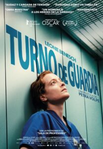 Cartel de "Turno de guardia", de Petra Biondina Volpe.