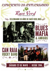 Cartel de la celebración de 50 Aniversario de Racó Verd.