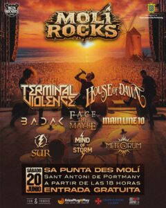 Cartel del Festival Molí Rocks 2025.