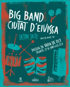 Cartel del concierto de la Big Band Ciutat d’Eivissa.