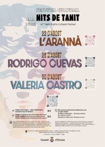 Cartel del Festival Nits de Tanit 2026.