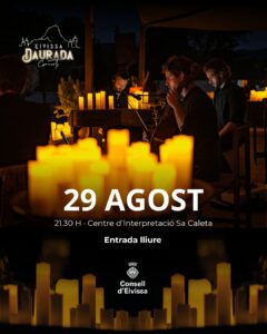 Concierto de Eivissa Daurada en Sa Caleta.