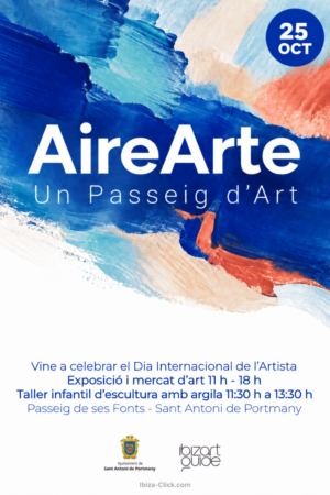 Cartel de Aire Arte en Sant Antoni, 25 de octubre — Ibiza-Click.com