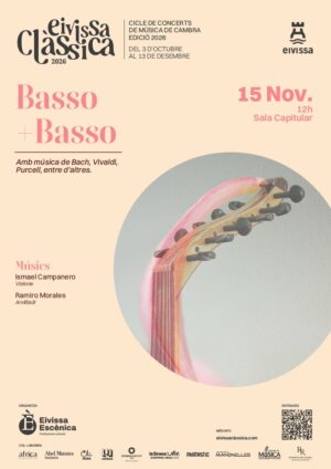 Cartel de Basso + Basso en Ibiza, 15 de noviembre de 2026. Ibiza-Click.com
